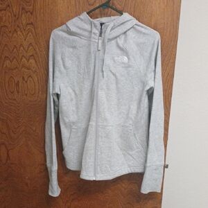 The North Face Women's Light Gray Heather Eco Ridge Reardon Full Zip Hoodie